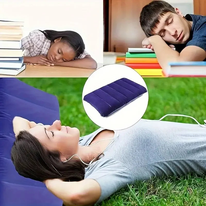 Napvoy Ergonomic Travel Pillow With Air Inflation For Portable Comfort Anywhere