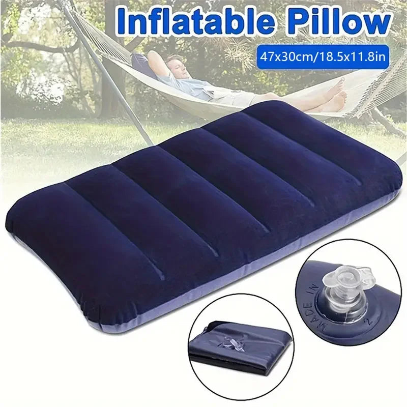 Napvoy Ergonomic Travel Pillow With Air Inflation For Portable Comfort Anywhere