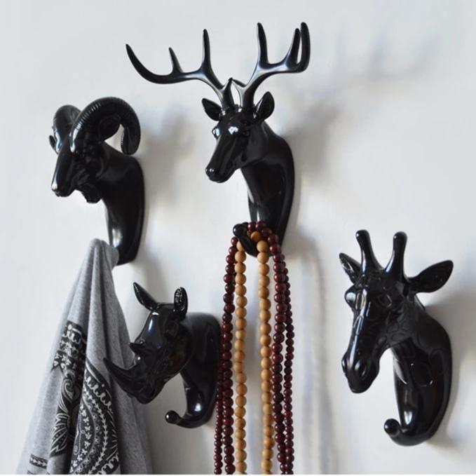 Nature's Touch Animal Design Wall Hooks for Keys and Accessories Storage