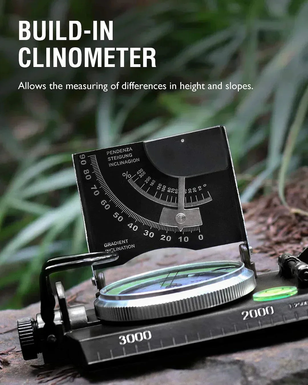 Navigator Pro Versatile Military Compass With Clinometer For Outdoor Adventures