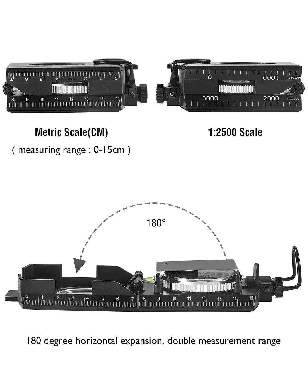 Navigator Pro Versatile Military Compass With Clinometer For Outdoor Adventures