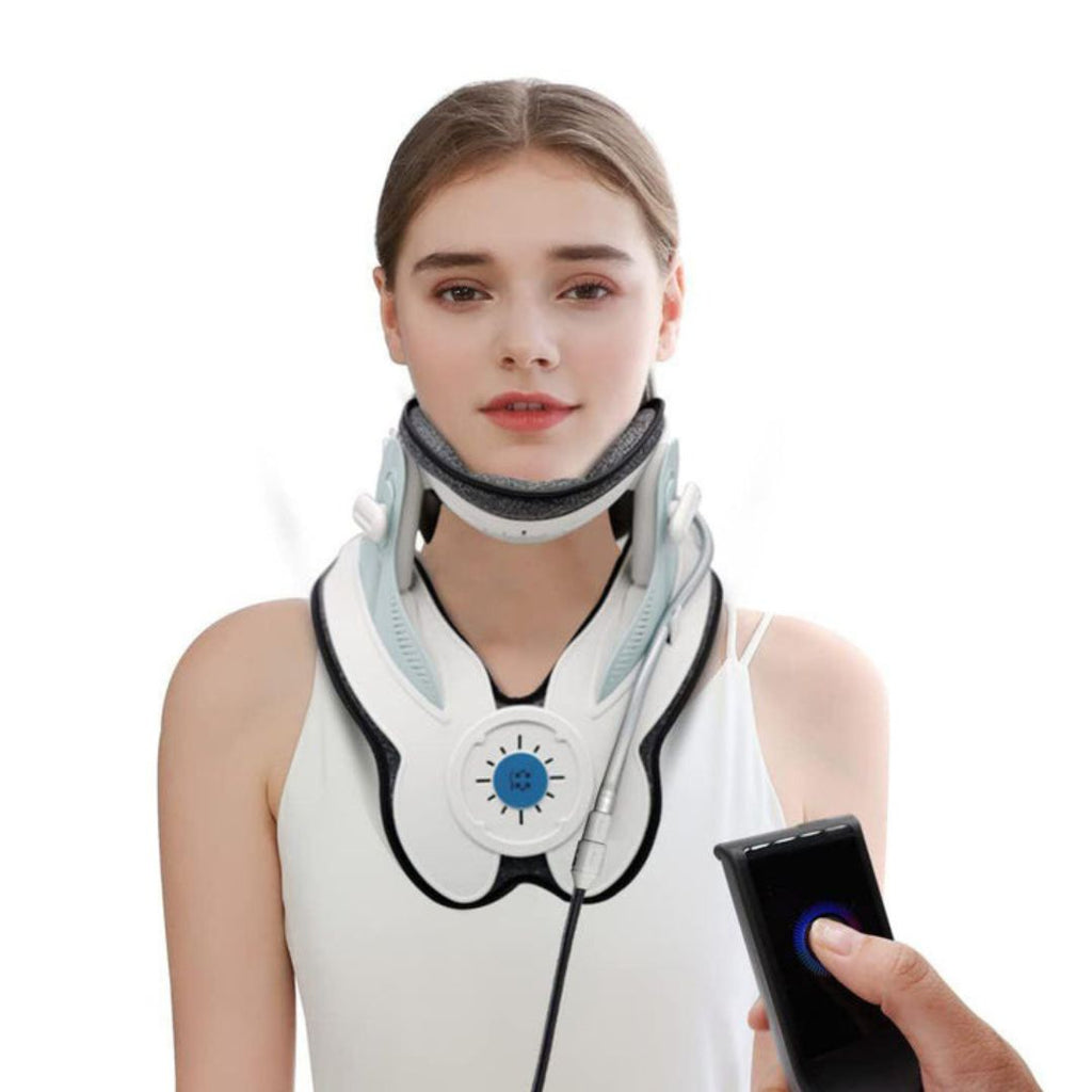 Neck Stretcher Adjustable Cervical Traction Device for Pain Relief and Posture