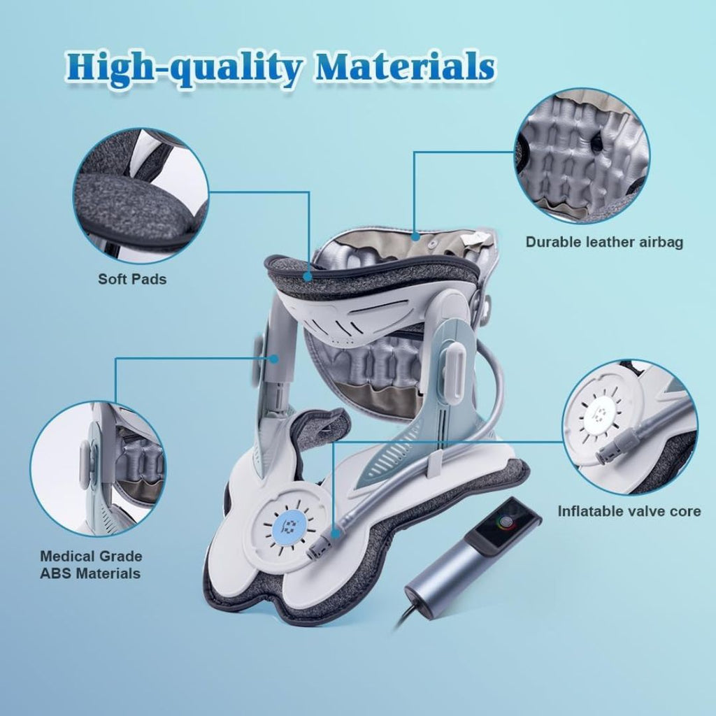 Neck Stretcher Adjustable Cervical Traction Device for Pain Relief and Posture