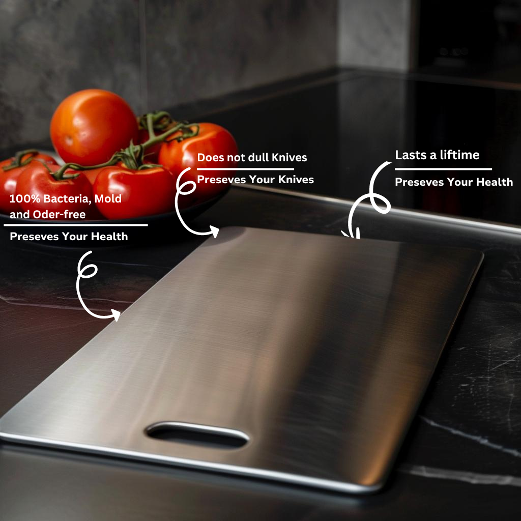 Nexel Titanium Cutting Board With Antibacterial Durability