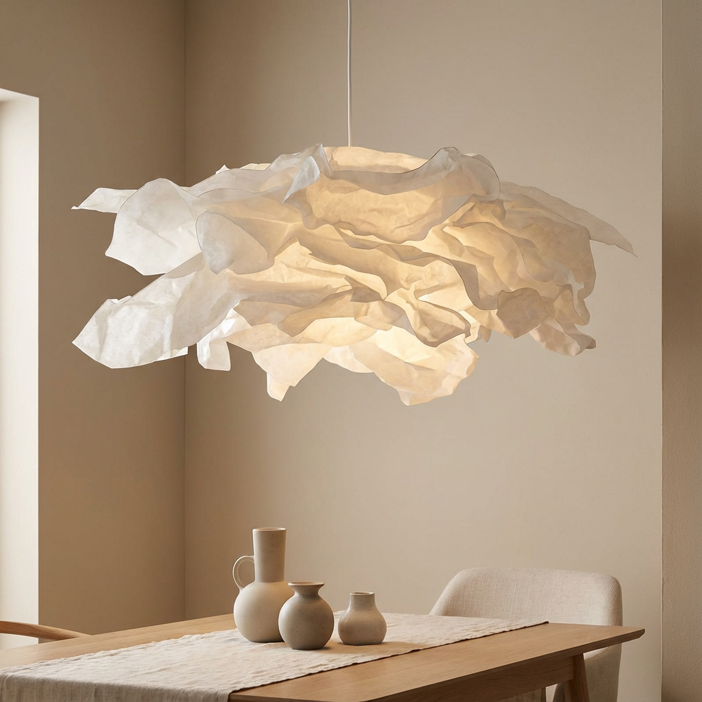 NimbusCloud Organic Ceiling Light With Cloud Shape And Warm Glow