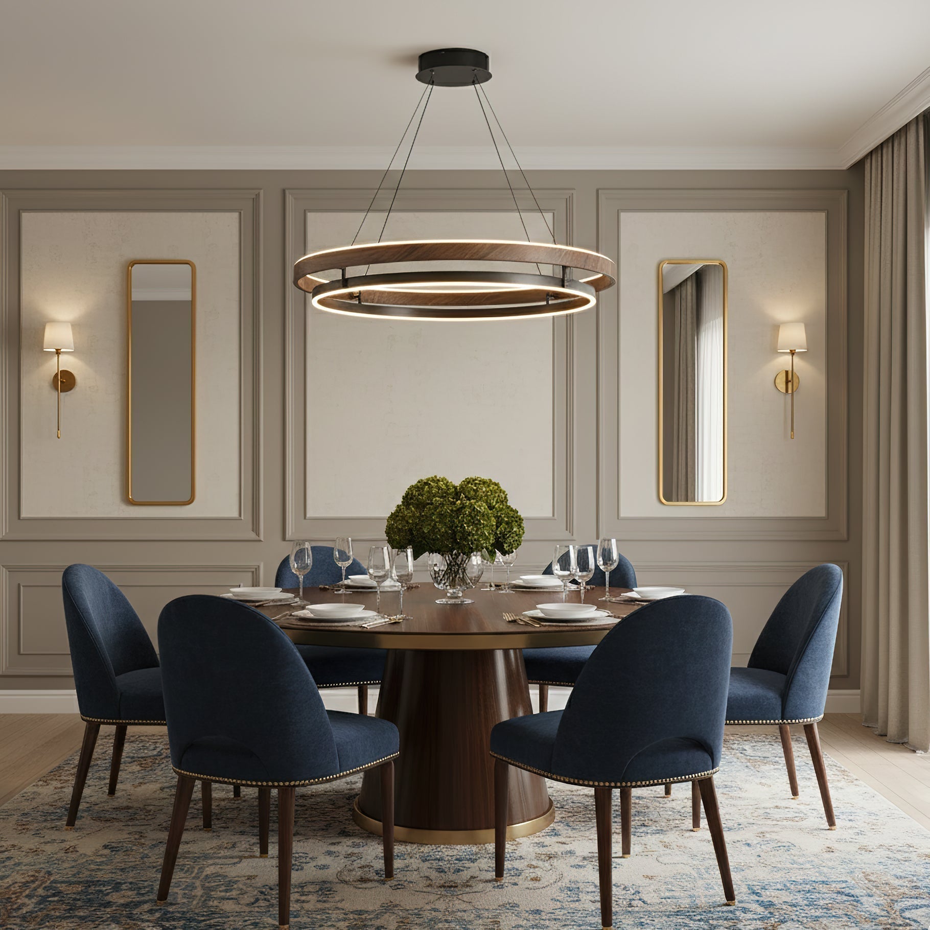 NisekoLight Crystal Chandelier Dining Room Modern Style