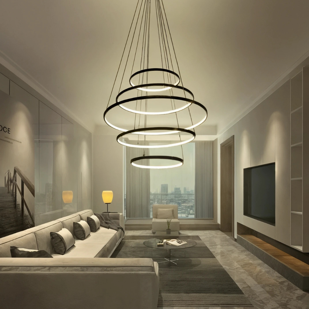 Nolira Contemporary Adjustable Chandelier Creates Distinct Lighting