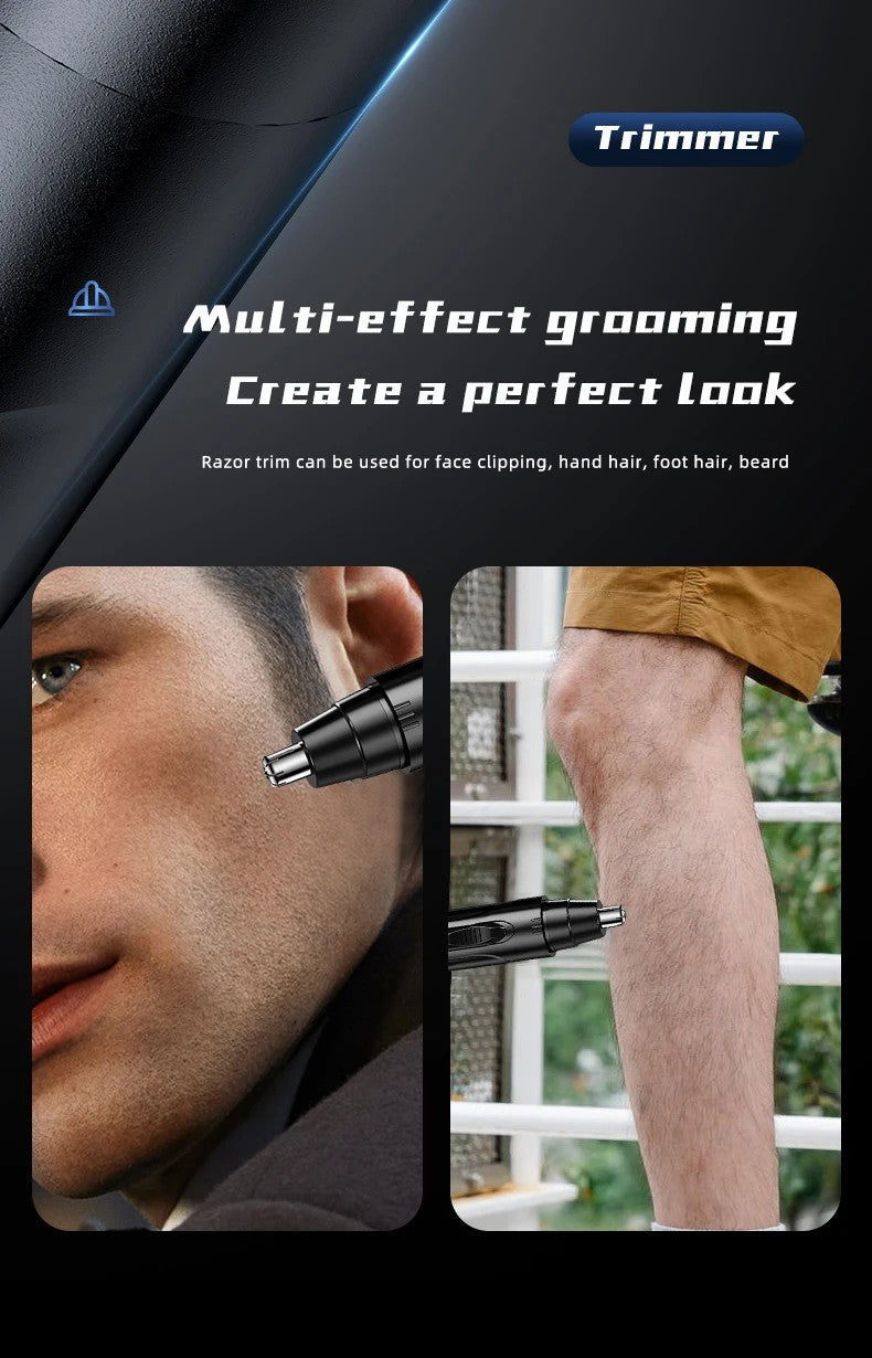 Nora Luxe Cordless Nose And Ear Hair Groomer With Sharp Stainless Blades