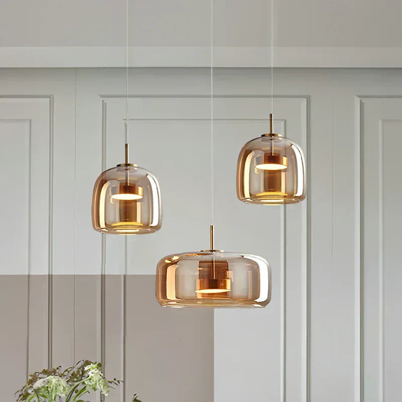 Elara Clear Glass Pendant Light For Modern Home Decor And Interiors