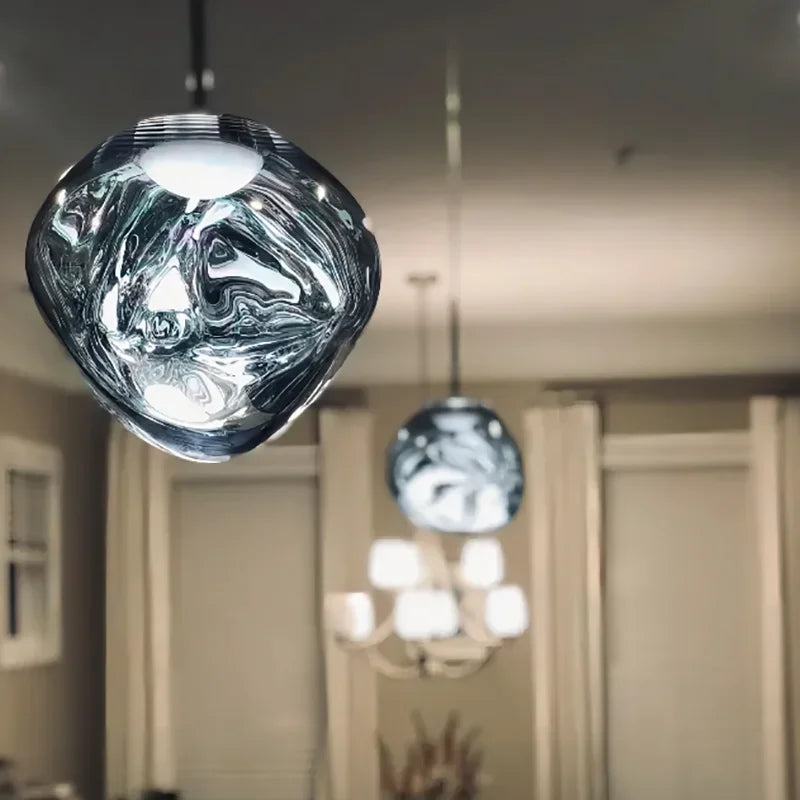 Nordic Collection Minimalist Glass Pendant Fixtures For Cozy Kitchen Ambiance