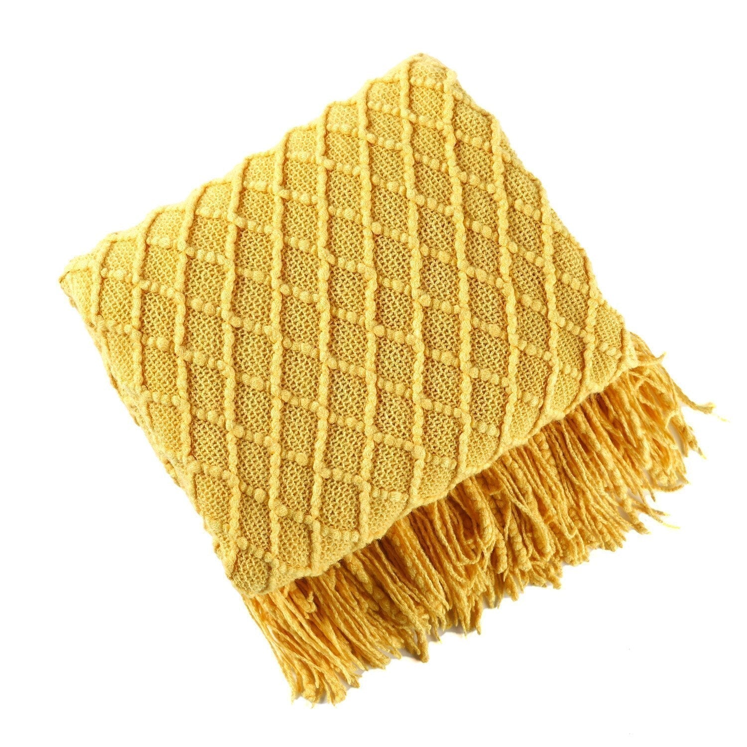 Nordic Elegance Knit Sofa Blanket For Cozy Warmth And Minimalist Style