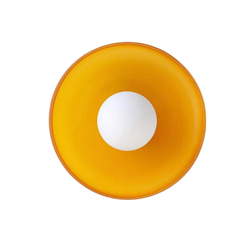 Clear Shade And LED Compatibility For LumaLux Glass Ceiling Lamp