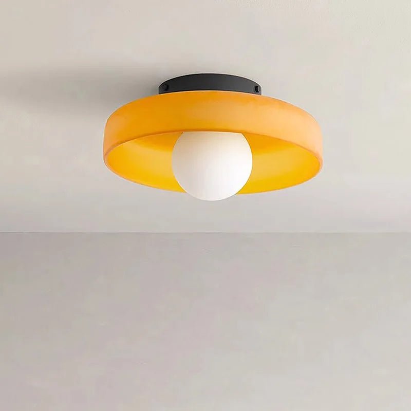 Clear Shade And LED Compatibility For LumaLux Glass Ceiling Lamp