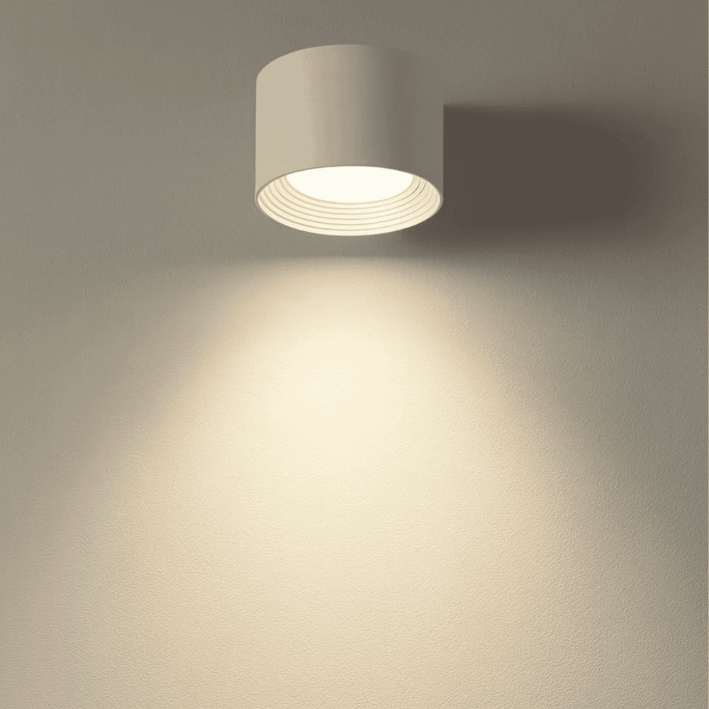 Nordic Glow Round LED Wall Light With Natural Wood Finish For Modern Spaces