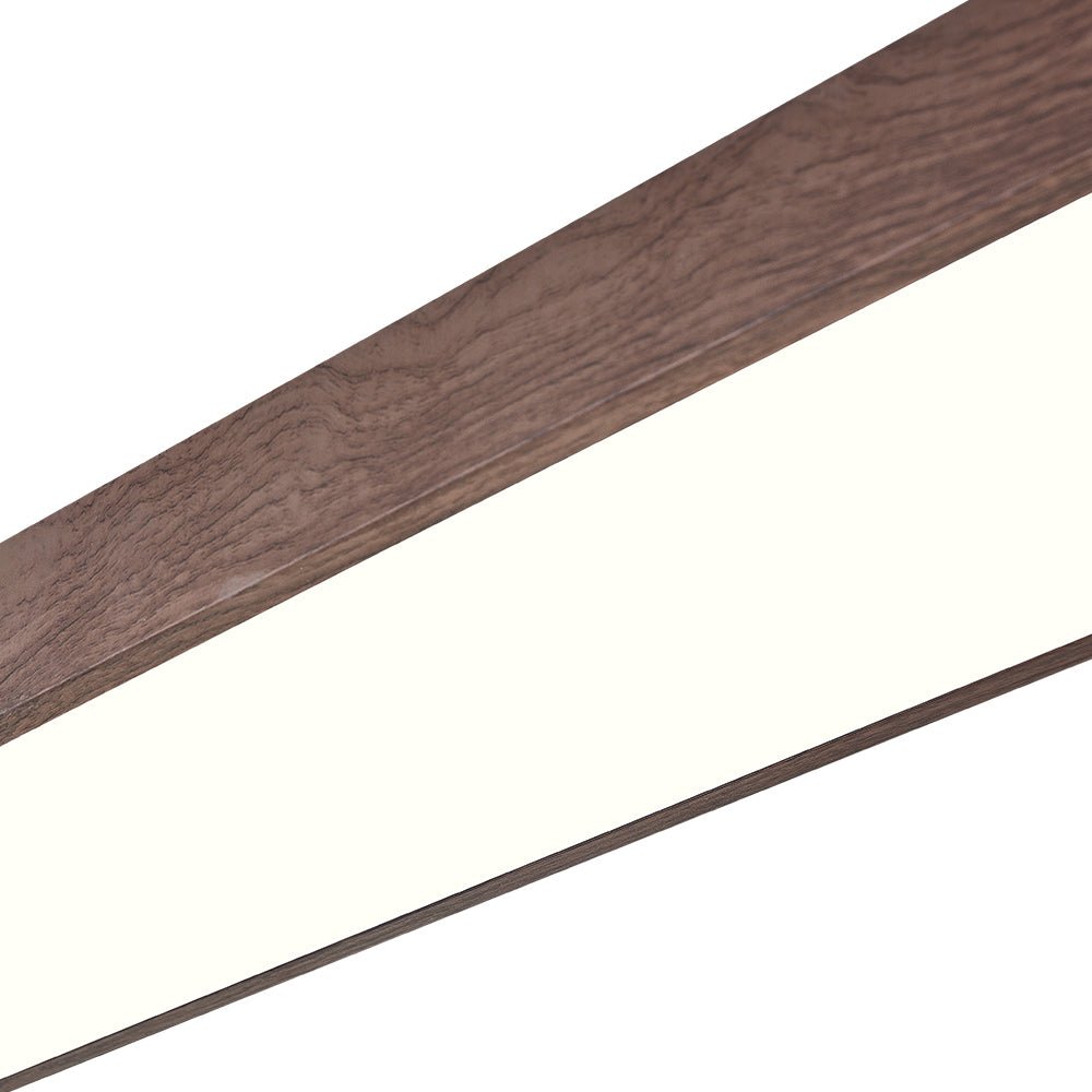 Nordic Glow Oval Flush Mount Light With Wood Accent For Cozy Ambience