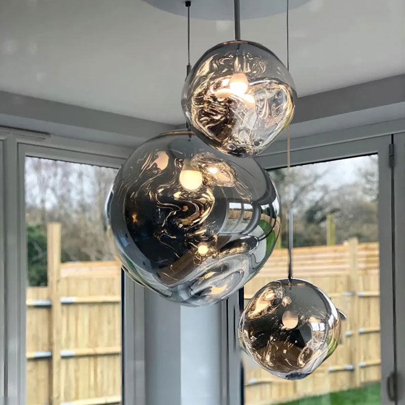 Nordic Industrial Pendant Light With Lava Design For Modern Interiors
