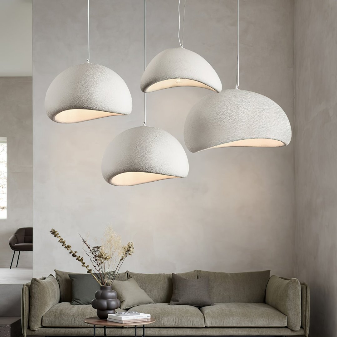 Nordic Pendant Lighting Dimmable Glass And Metal Ceiling Fixture With Adjustable Height