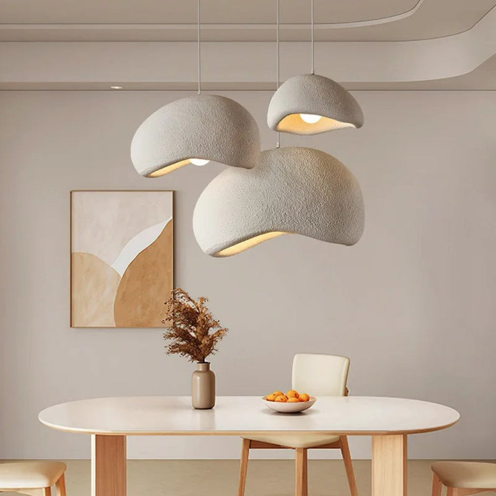 Nordic Pendant Lighting Dimmable Glass And Metal Ceiling Fixture With Adjustable Height