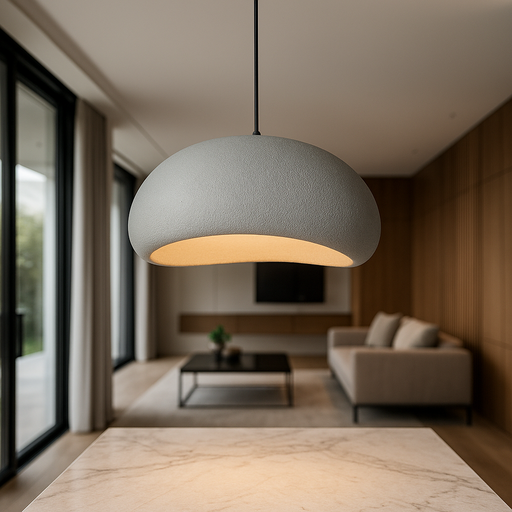Nordic Pendant Lighting Dimmable Glass And Metal Ceiling Fixture With Adjustable Height