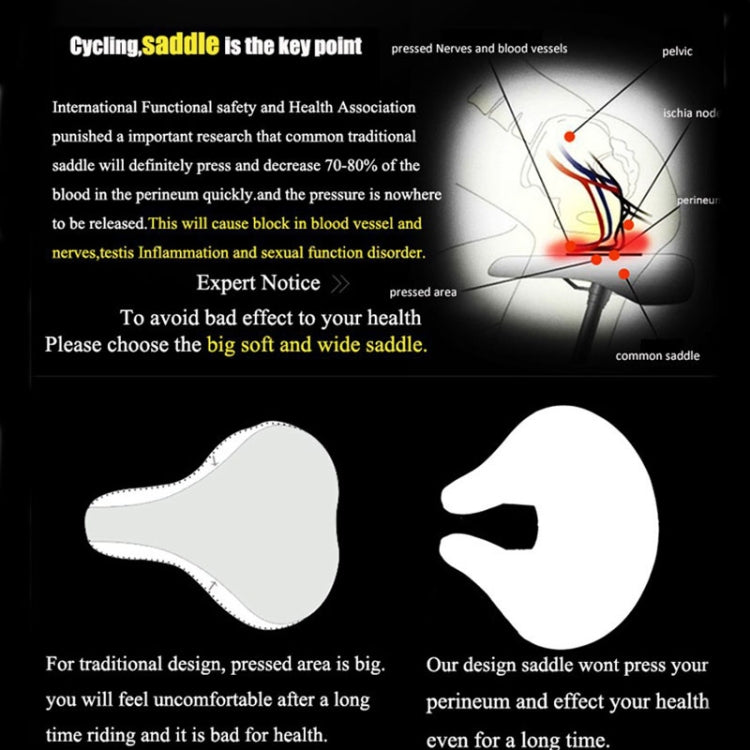 Kalsten Noseless Bike Saddle With Plush Padding For Comfortable Rides
