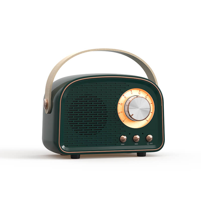 NostalgiaWave Classic Bluetooth Speaker With Vintage Radio Look And Rich Sound