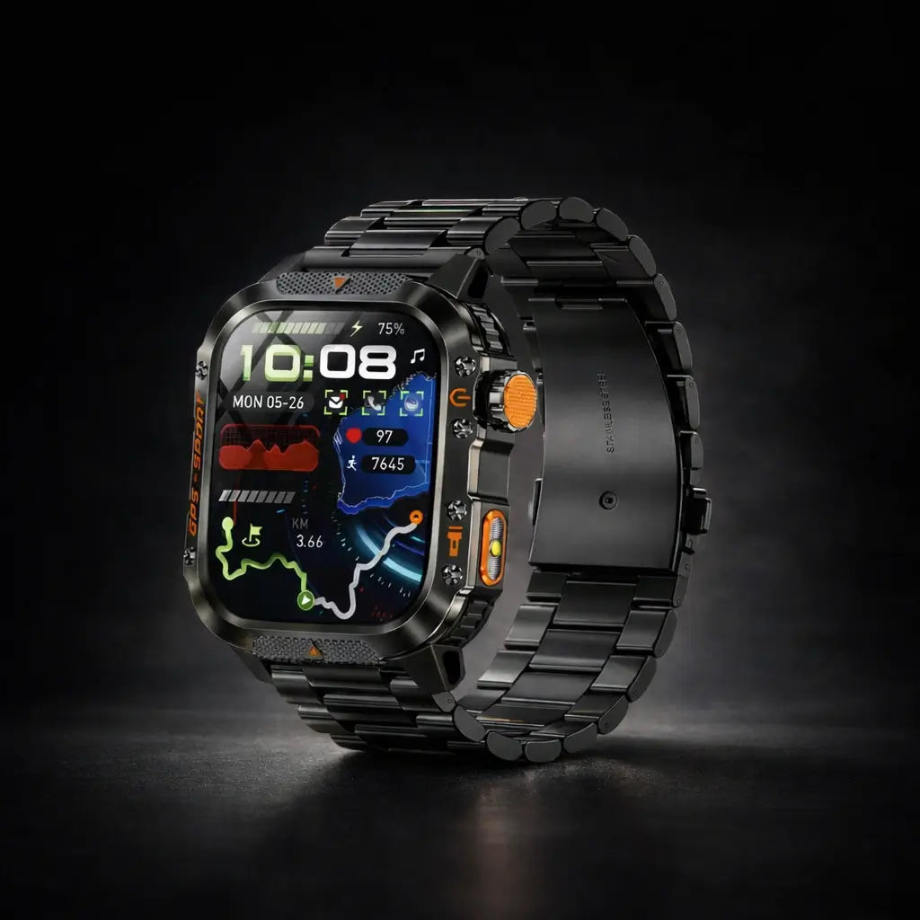 NovaForce X2 Pro Rugged GPS Watch With 100 Plus Sports Modes And Multi Satellite Navigation
