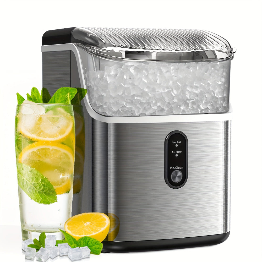 Nugget Ice Maker Portable Ice Machine For Quick Ice At Home Or Office