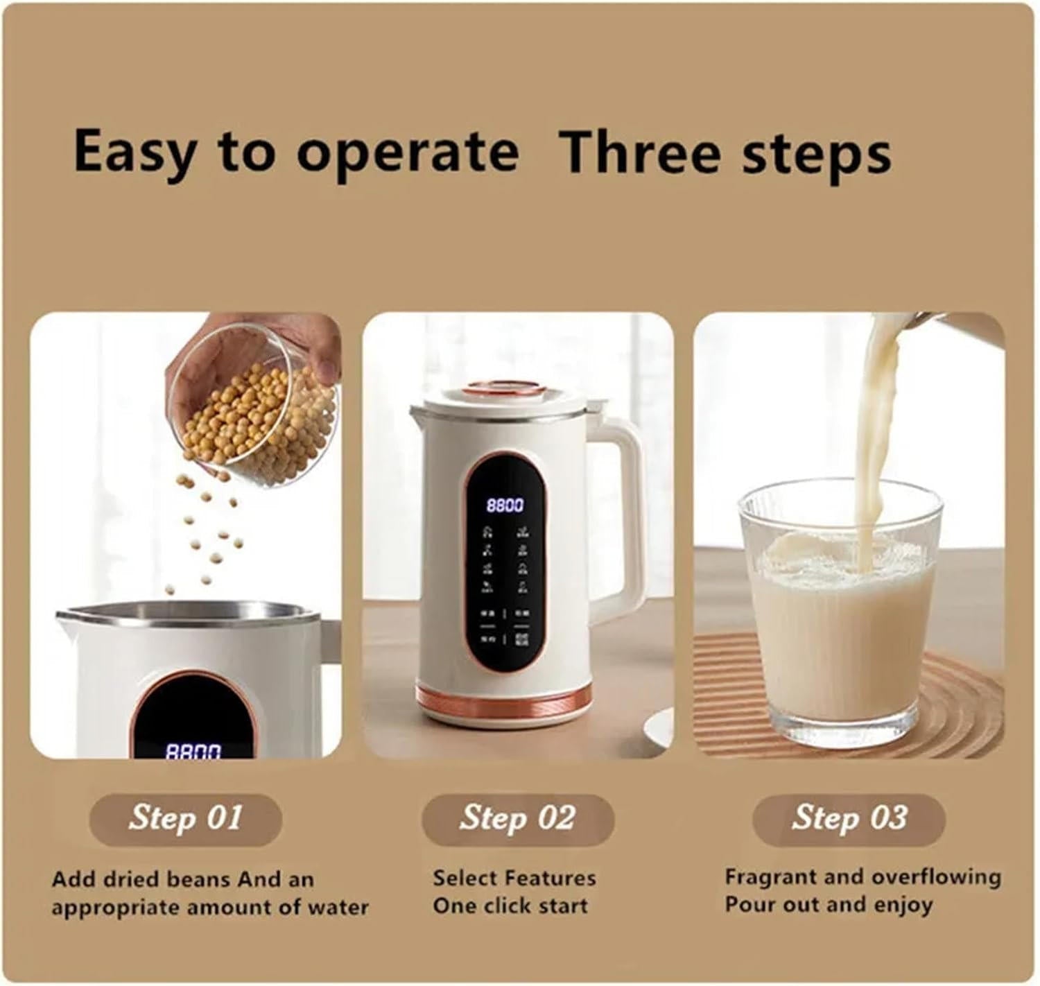 Numa Nut Milk Maker Stainless Steel With Twelve Preset Modes