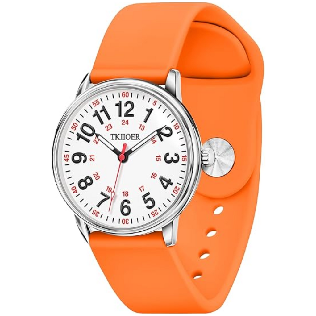 Nurses Watch Luminous Dial And Second Hand Waterproof For Accurate Timekeeping