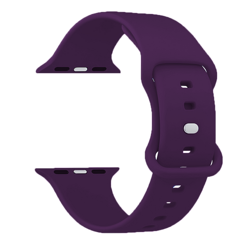 Apple Watch Dark Purple Silicone Strap For All Models