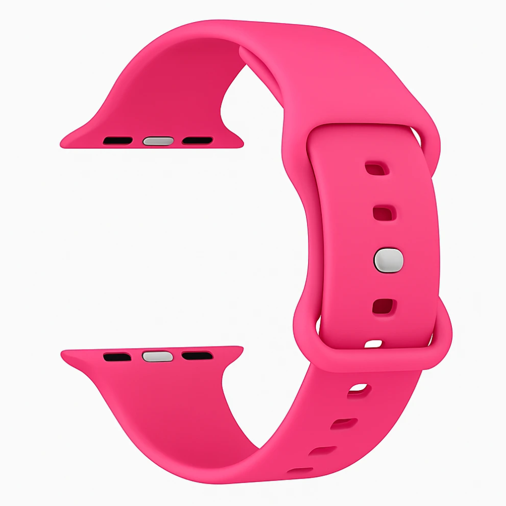 Apple Watch Pink Silicone Strap For Apple Watch Classic