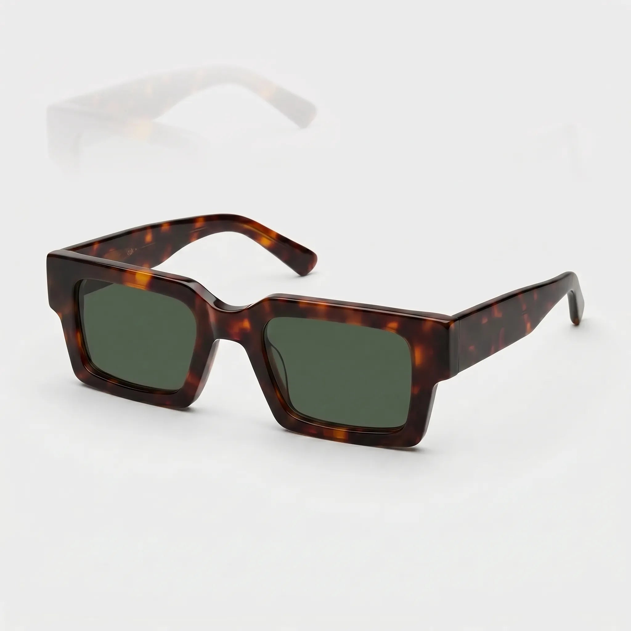 Rectangular Translucent Frame Sunglasses -  Sunny City Commutes - Ormexis