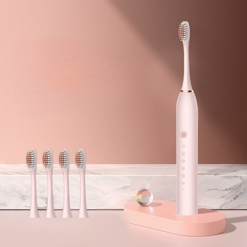 Oral Care Essentials Rechargeable Electric Toothbrush With Interchangeable Heads