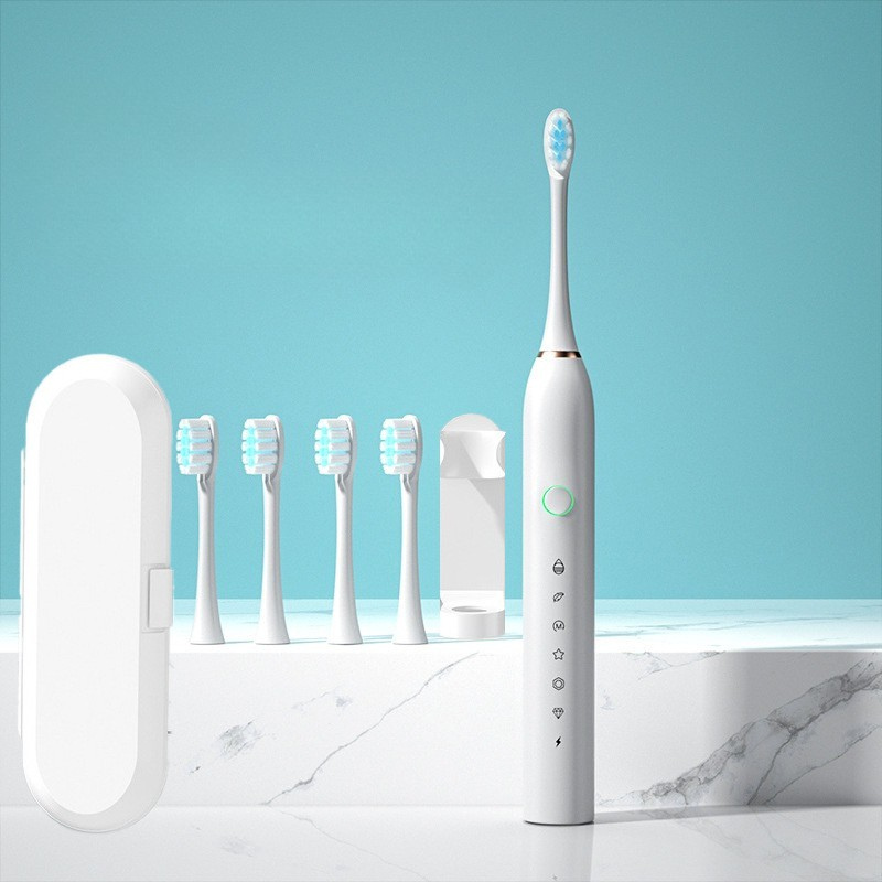 Oral Care Essentials Rechargeable Electric Toothbrush With Interchangeable Heads