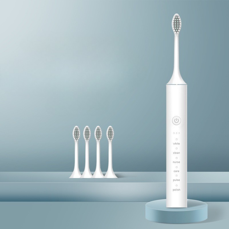 Oral Care Essentials Rechargeable Electric Toothbrush With Interchangeable Heads
