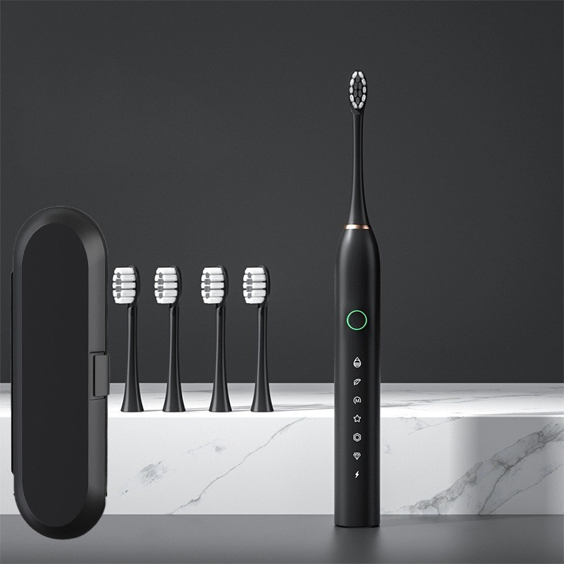 Oral Care Essentials Rechargeable Electric Toothbrush With Interchangeable Heads