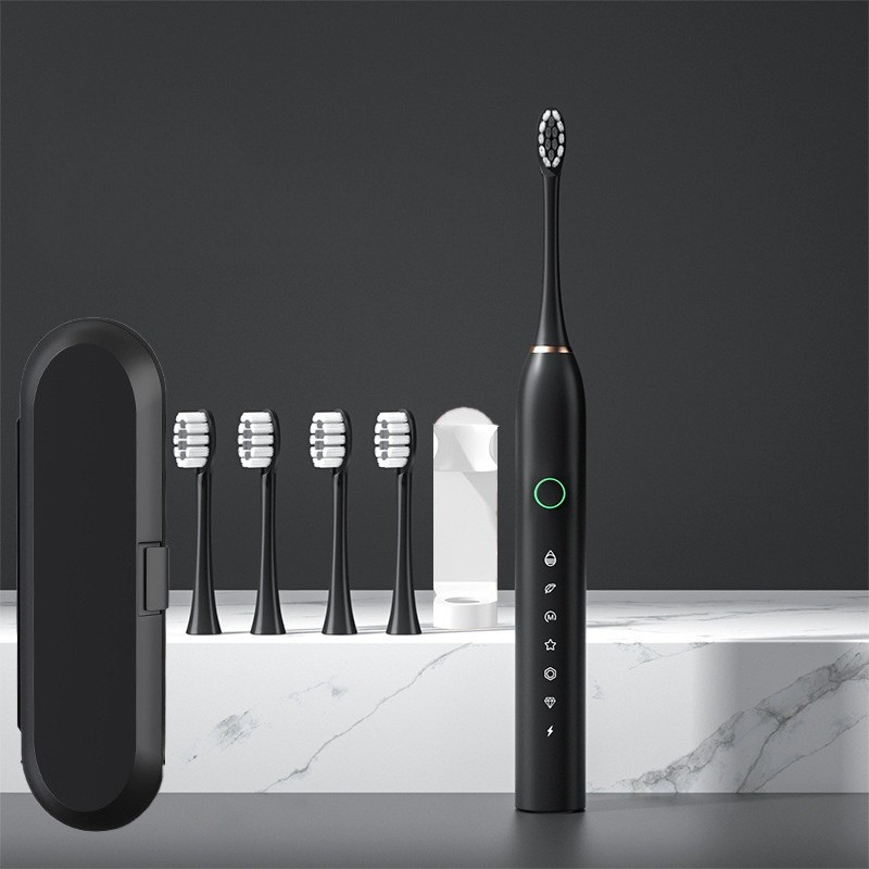 Oral Care Essentials Rechargeable Electric Toothbrush With Interchangeable Heads