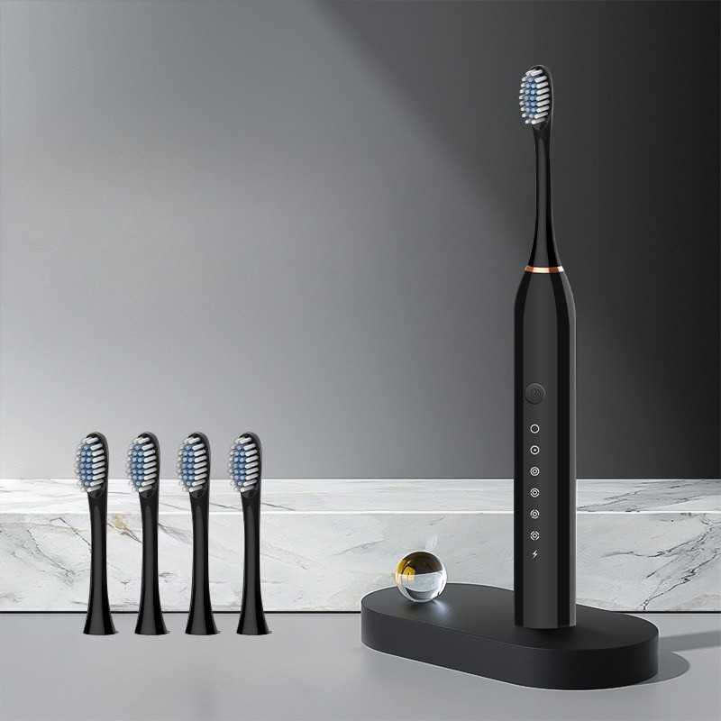 Oral Care Essentials Rechargeable Electric Toothbrush With Interchangeable Heads