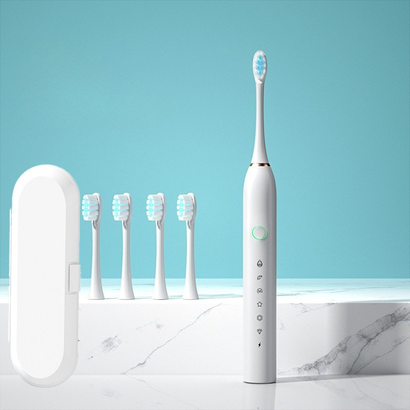 Oral Care Essentials Rechargeable Electric Toothbrush With Interchangeable Heads