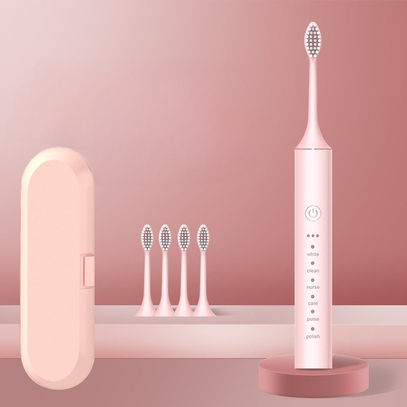 Oral Care Essentials Rechargeable Electric Toothbrush With Interchangeable Heads