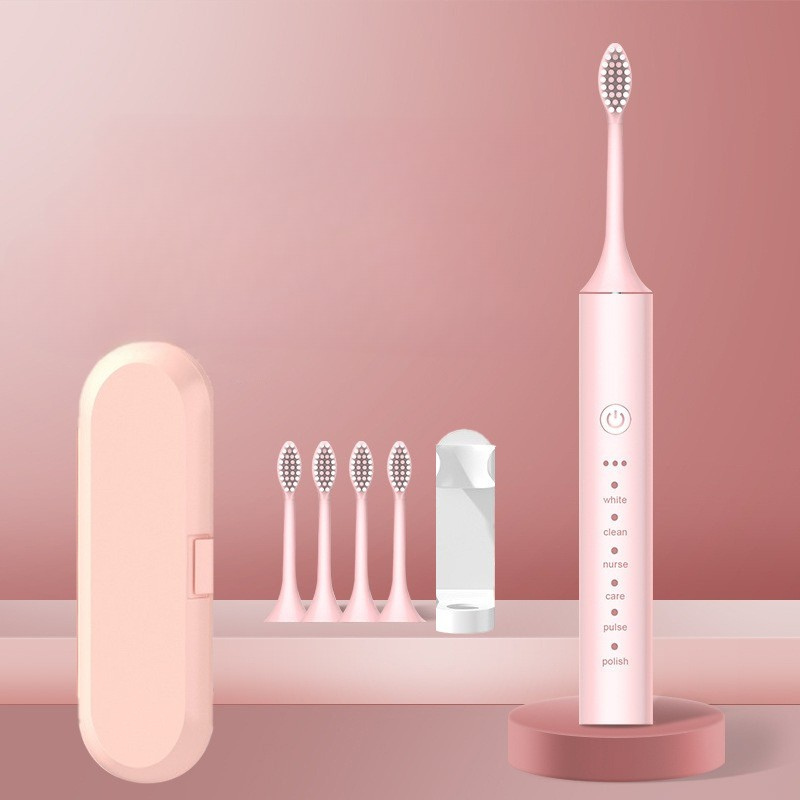 Oral Care Essentials Rechargeable Electric Toothbrush With Interchangeable Heads