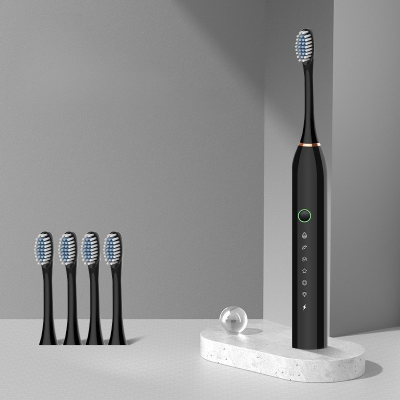 Oral Care Essentials Rechargeable Electric Toothbrush With Interchangeable Heads