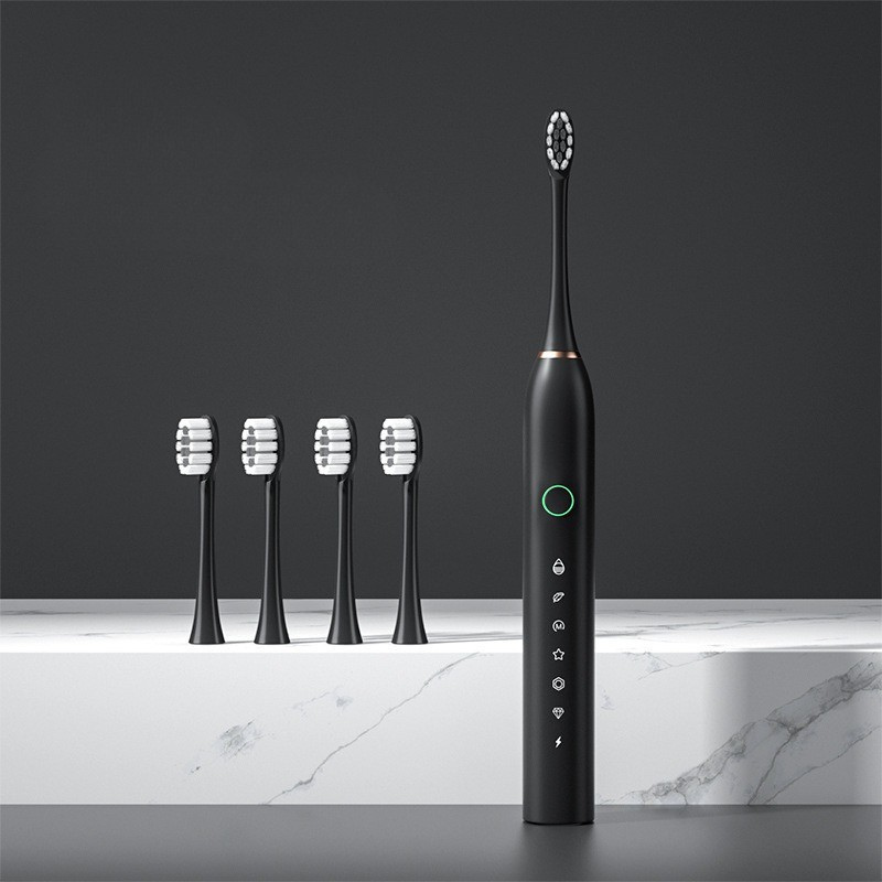 Oral Care Essentials Rechargeable Electric Toothbrush With Interchangeable Heads