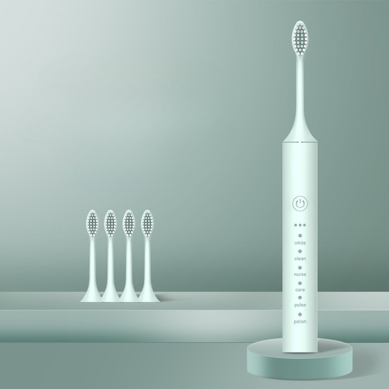 Oral Care Essentials Rechargeable Electric Toothbrush With Interchangeable Heads