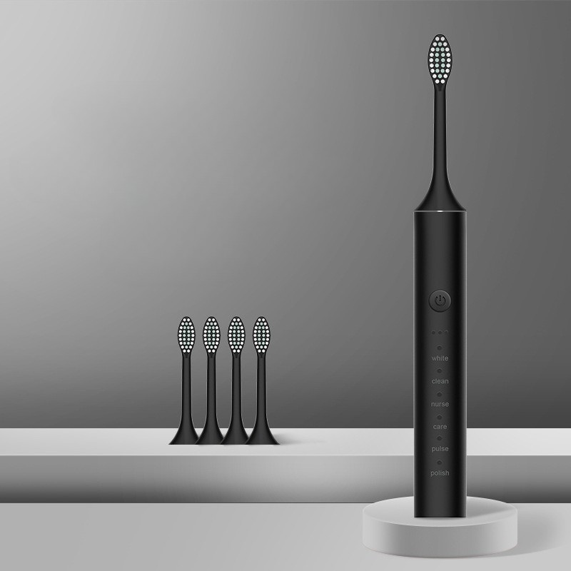 Oral Care Essentials Rechargeable Electric Toothbrush With Interchangeable Heads