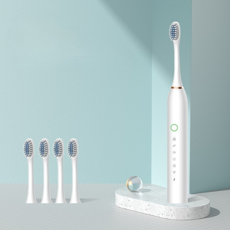 Oral Care Essentials Rechargeable Electric Toothbrush With Interchangeable Heads