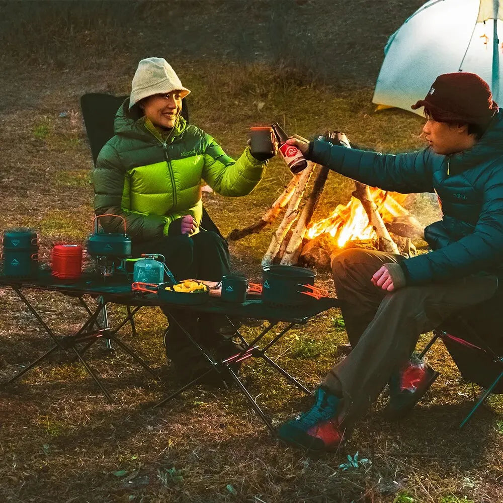 OutdoorFlex Compact Aluminum Camping Table, Lightweight And Portable For Outdoor Use