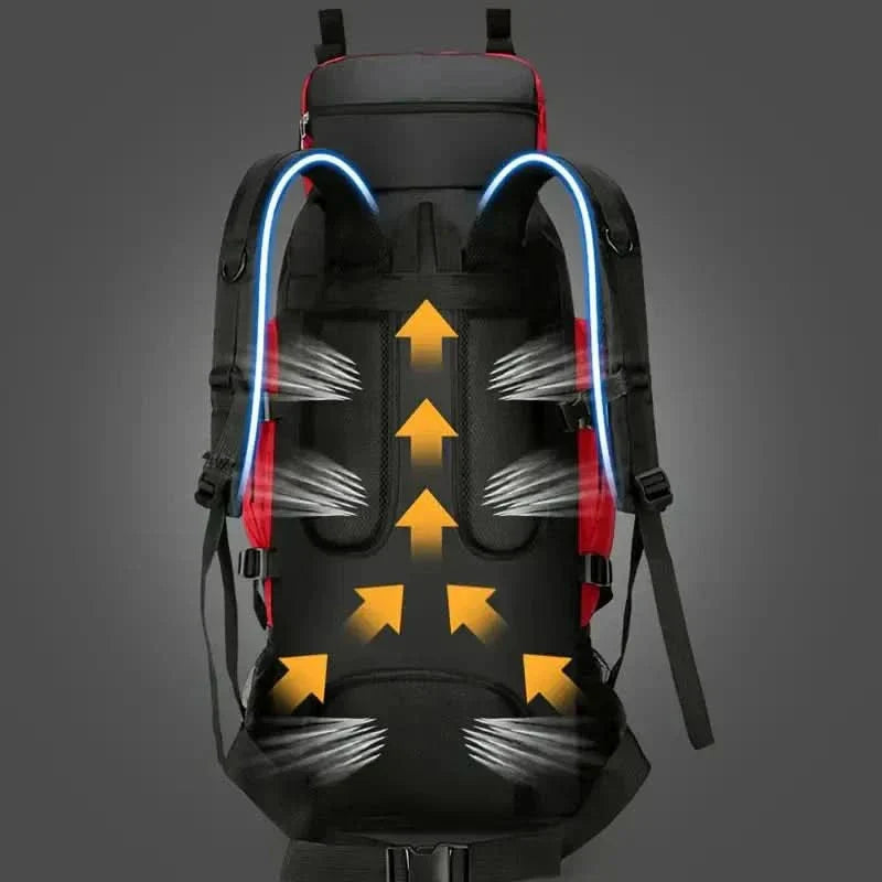 OutdoorHaven 90L Waterproof Travel Backpack For Ergonomic Hiking Comfort