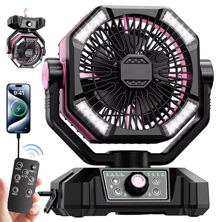 Outdoor Breeze Rechargeable USB Powered Camping Fan