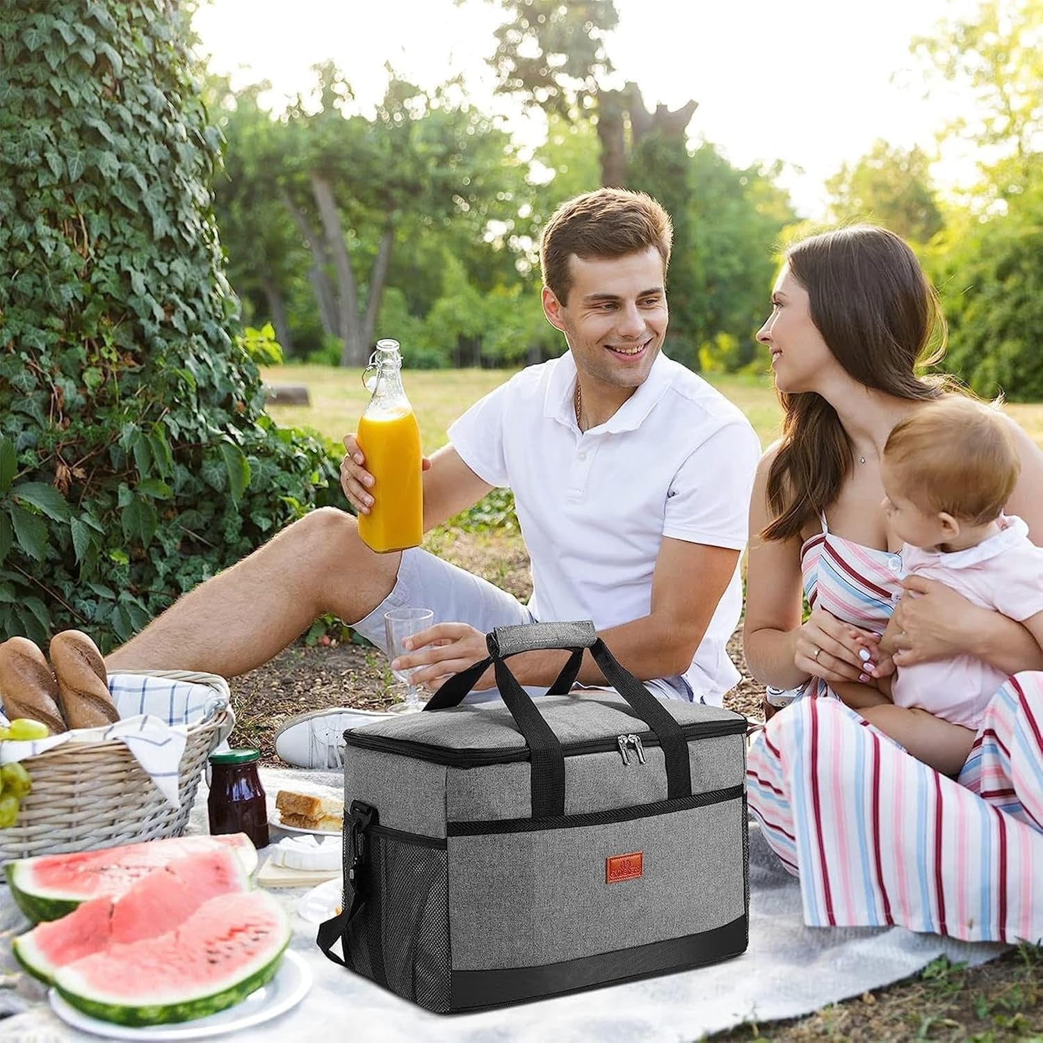 Outdoor Companion 33L Insulated Waterproof Cooler Bag For Snacks And Drinks